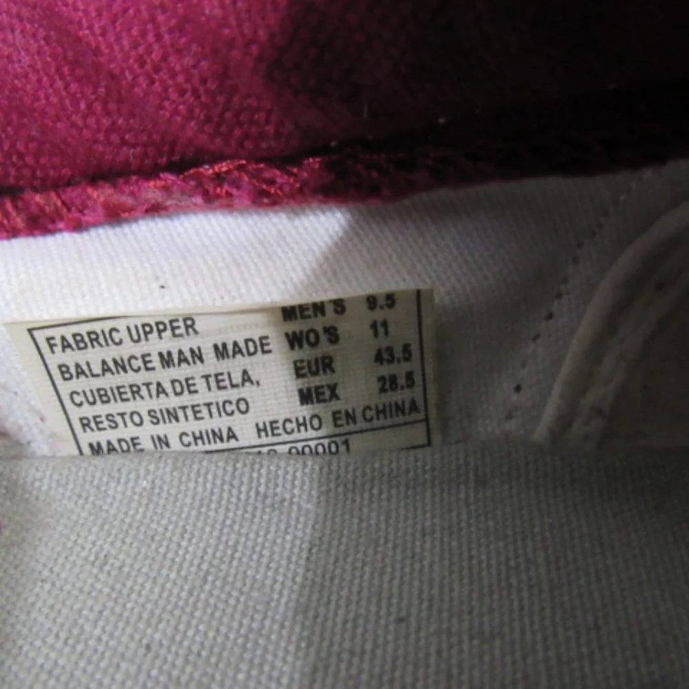 Texas A&M Aggies Slip‎ Ons Forever Collectibles Fabric Sneakers Sz Men 9.5 WM 11